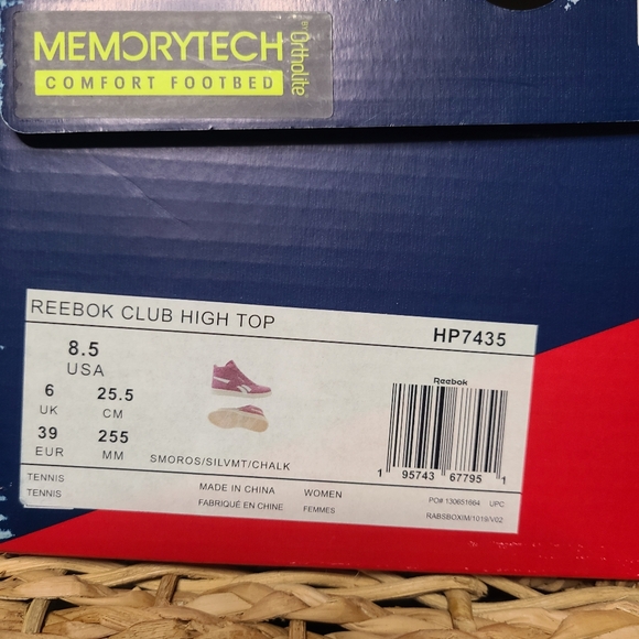 👟 Reebok Club High-Top Heritage Court Sneaker - Women's Sz 8.5 NWT - Picture 4 of 11